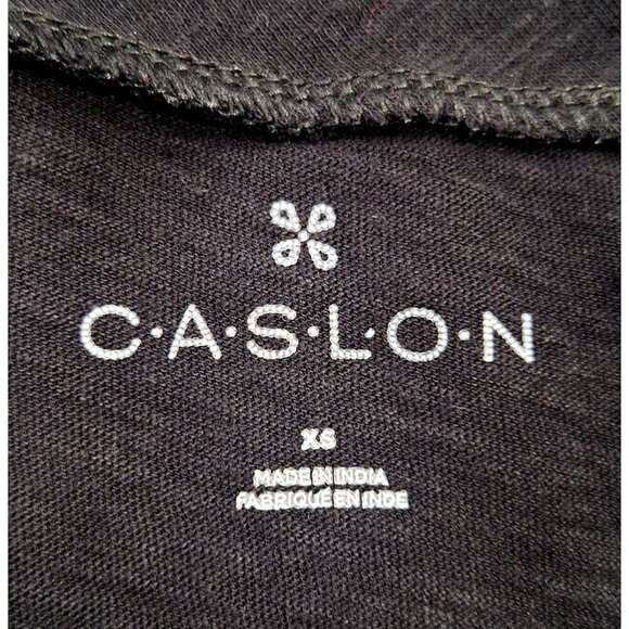 NEW Caslon Black V-Neck T-Shirt Sz XS - Picture 6 of 6